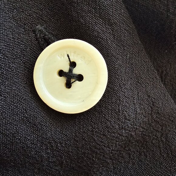 Aritzia Wilfred Shirt Dress - Black - Sz S - Picture 7 of 11